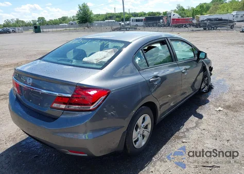 2013 Honda Civic Lx из США, поврежденный, VIN 19XFB2F55DE092870